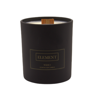 Wood 3 - Scented Soy Candle with notes of Sandalwood, Citrus, Amber