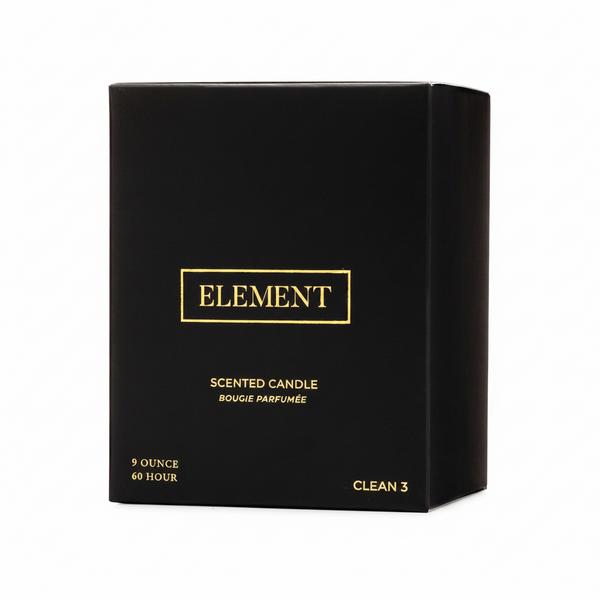 Clean 3 - Scented Soy Candle with notes of Bergamot, Lavender, Cedar
