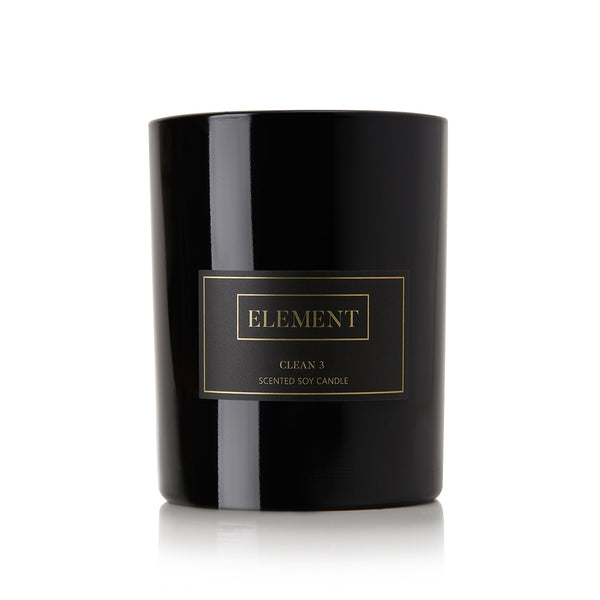 Clean 3 - Scented Soy Candle with notes of Bergamot, Lavender, Cedar