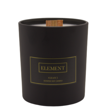 Clean 2 - Scented Soy Candle with notes of Lemongrass, Green Tea, Musk
