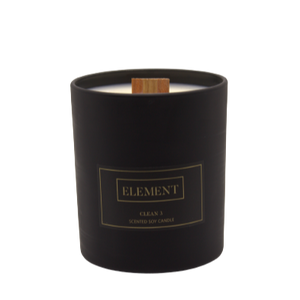 Clean 3 - Scented Soy Candle with notes of Bergamot, Lavender, Cedar
