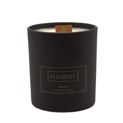 Wood 3 - Scented Soy Candle with notes of Sandalwood, Citrus, Amber